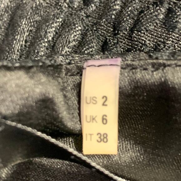 ELIE TAHARI Size 2 Black Polyester Blend Sleeveless Midi Dress - Picture 9 of 10